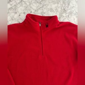 Boys Spyder three quarter zip Fleece XXL